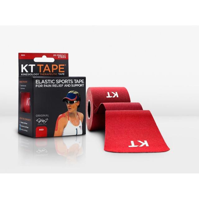 Vendaje Kinesiotape KT Tape original - 100% algodon rojo