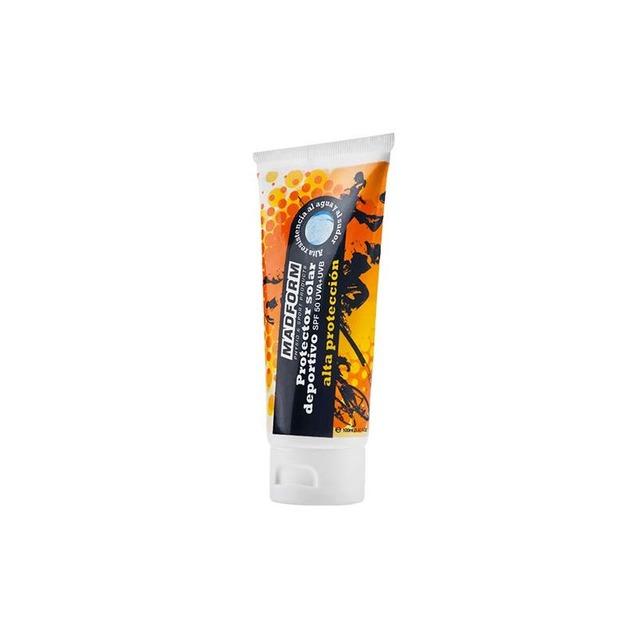 Crema Protector Solar Deportivo Madform SPF50 UVA+UVB 100 ml