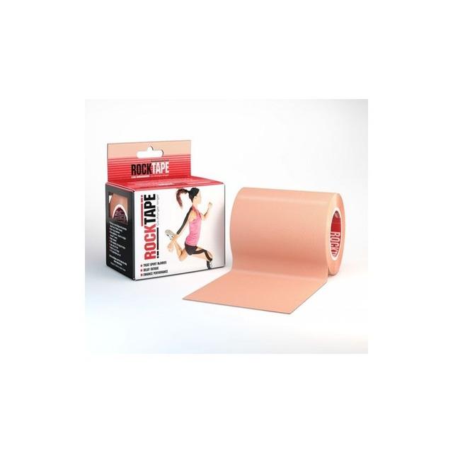 Vendaje RockTape H2O beige 10 cm ancho - 5 m largo (6 Rollos)