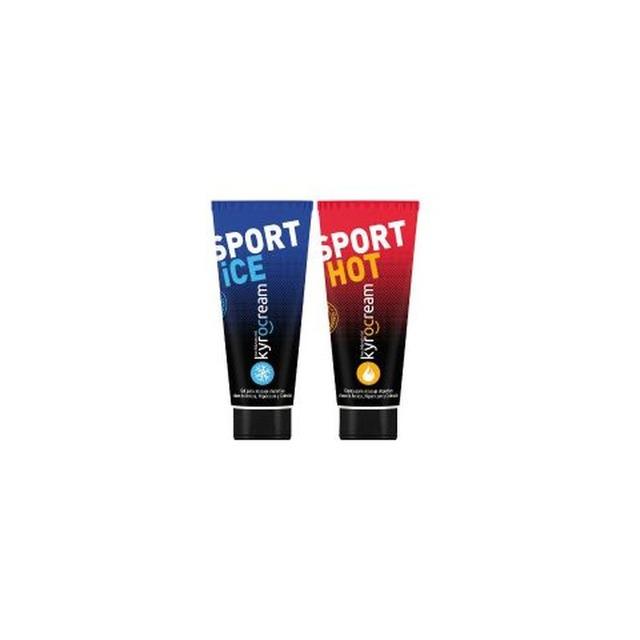 Crema de masaje DUO Kyrocream Sport Hot y Sport Ice 120ml
