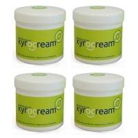 4 Tarros de 500 ml Crema de masaje Kyrocream