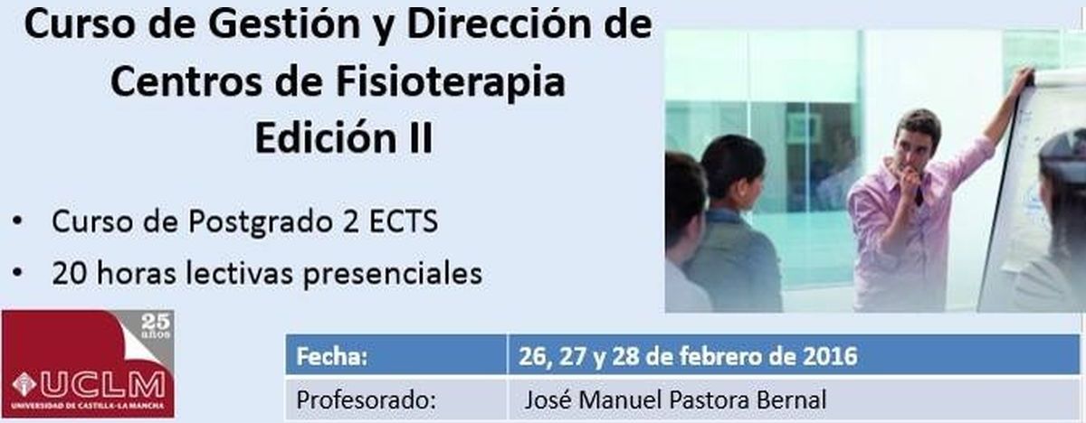 Curso de Gestión y Dirección de Centros de Fisioterapia