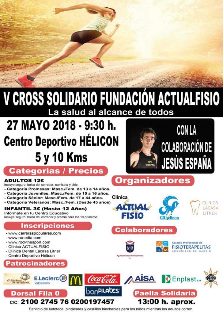 IV Carrera Solidaria Fundación Actualfisio valdemoro